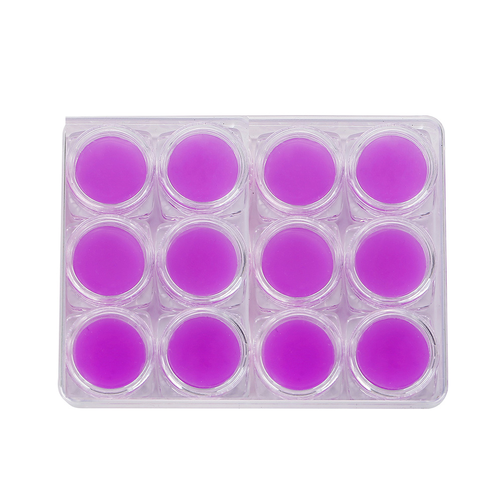 

12pcs Glue Clay Box - Painting Tool Diamond Painting (Purple), 501 Original