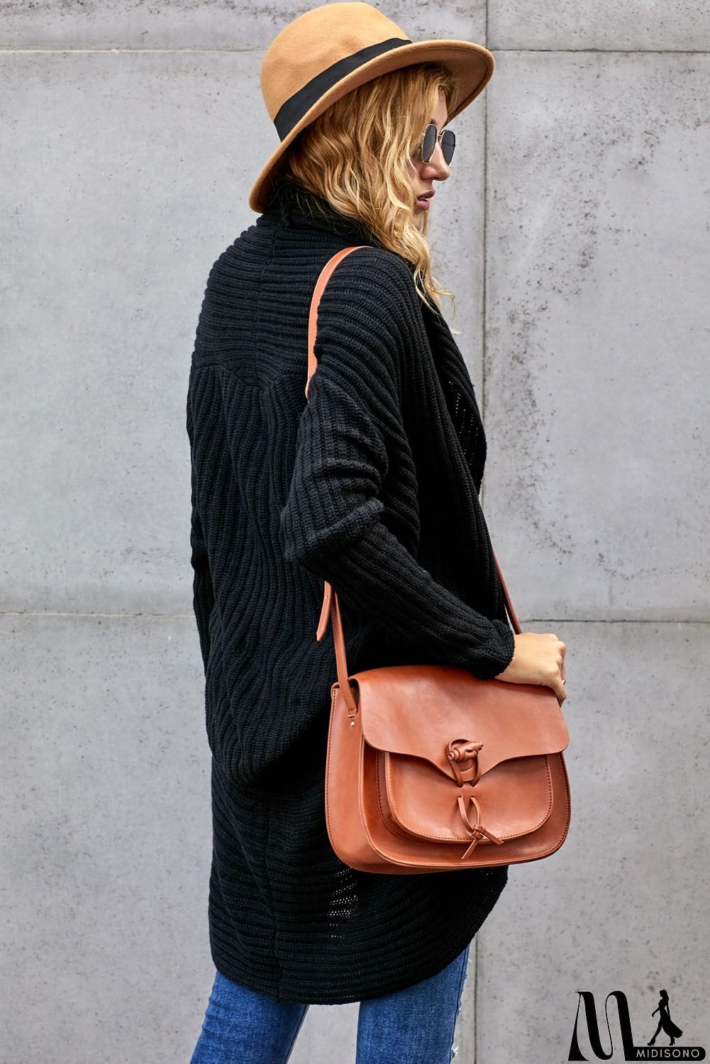 MidiSono - Cashmere Blend Convertible Cardigan