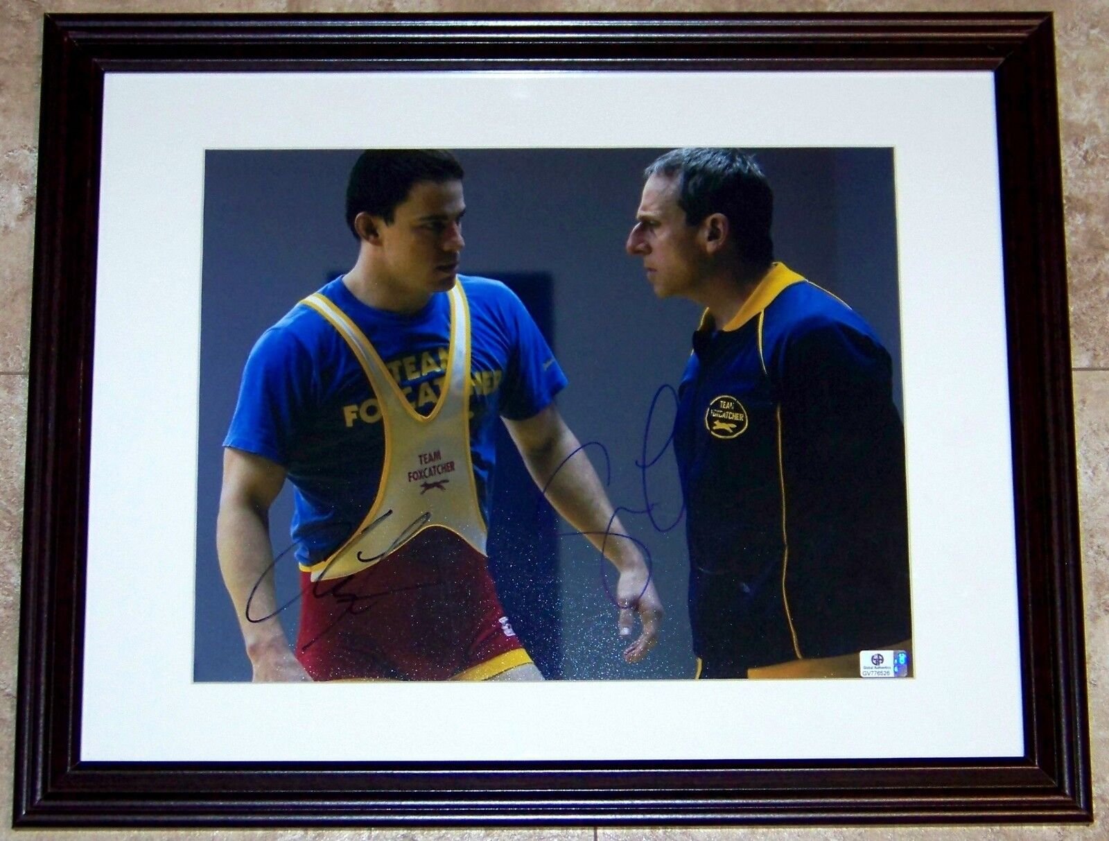 Channing Tatum & Steve Carell FOXCATCHER Signed Auto 11x14 Photo Poster painting GA GV GAI COA!