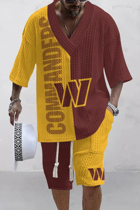 Washington Commanders Limited Edition Top And Shorts Two-Piece Suits
