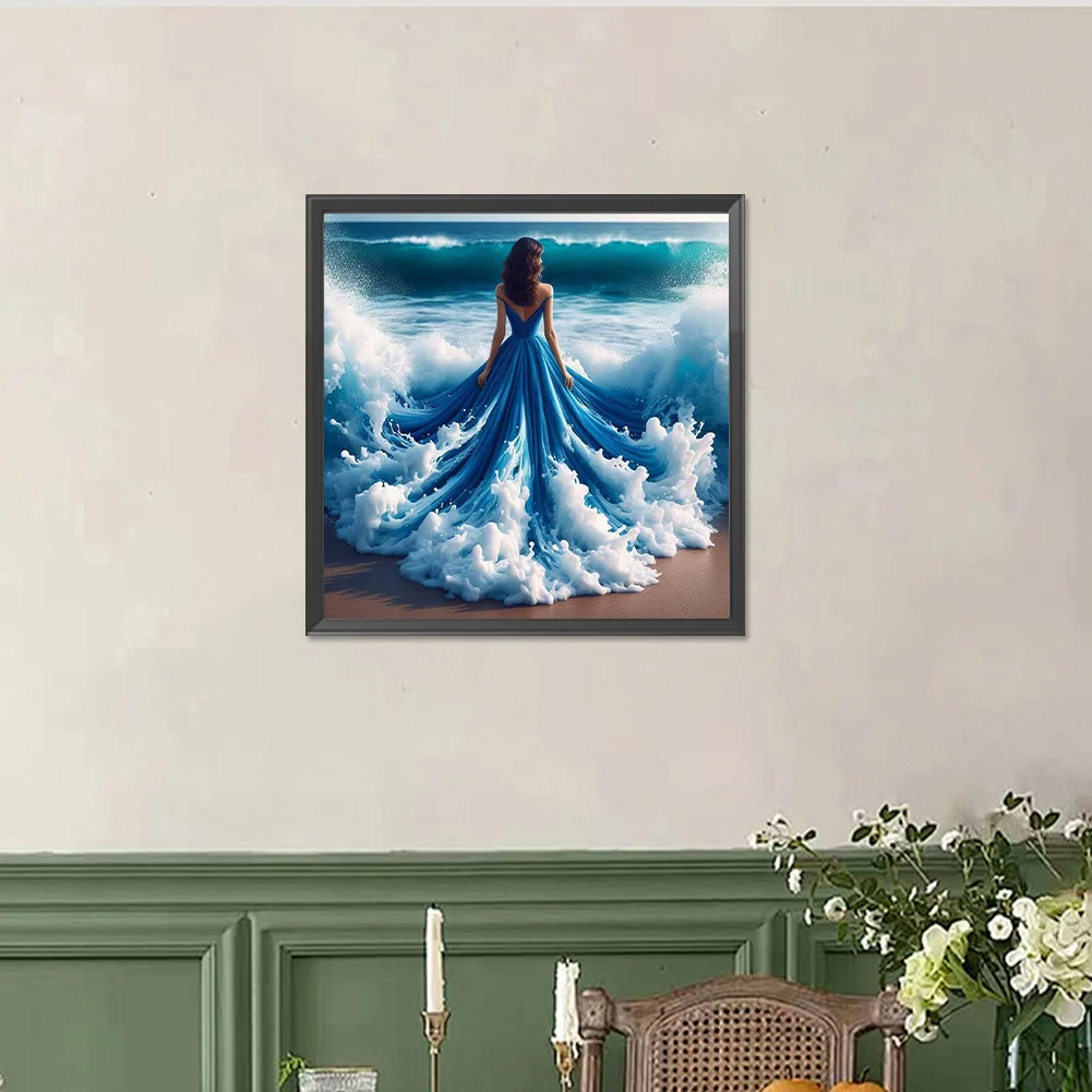 Diamond Painting - Full Round Drill - Waves Beauty(Canvas|40*40cm)