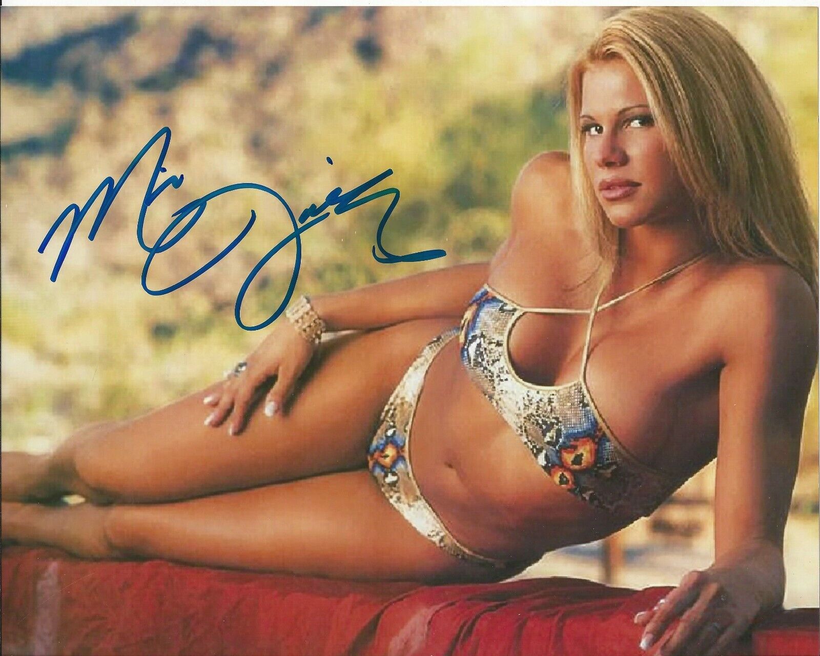 Miss Jackie Gayda autographed 8x10 WCW WWE#5 Bikini