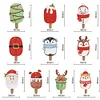 10pcs Diamond Painting Hanging Ornament Single Side Ice Cream Christmas Gifts