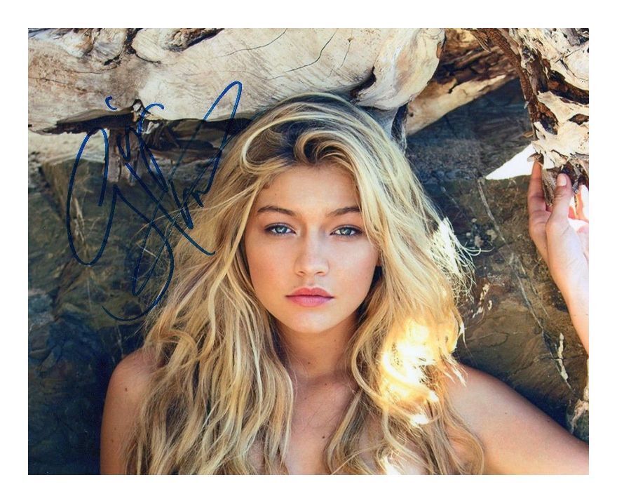 GIGI HADID AUTOGRAPHED SIGNED A4 PP POSTER Photo Poster painting PRINT 1