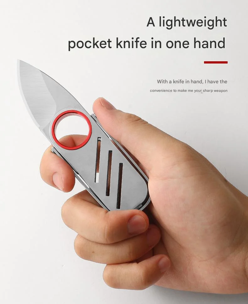 BG outdoor belt knife portable camping equipment fruit knife