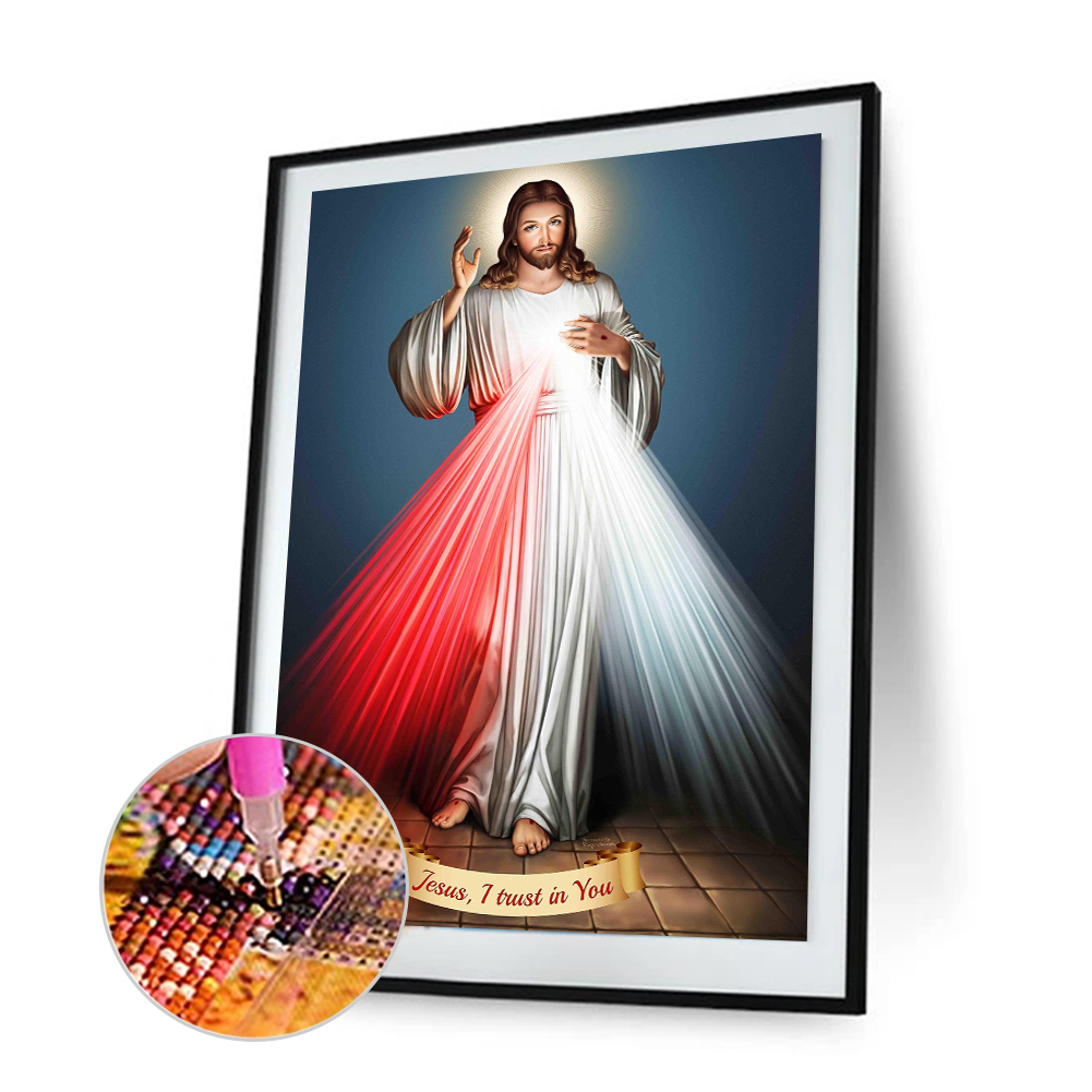 Jesus -Crystal Rhinestone Diamond Painting