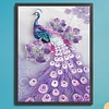 Peacock Part Drill Special-Shaped Diamond Painting DIY Mosaic Kit (R8526)
