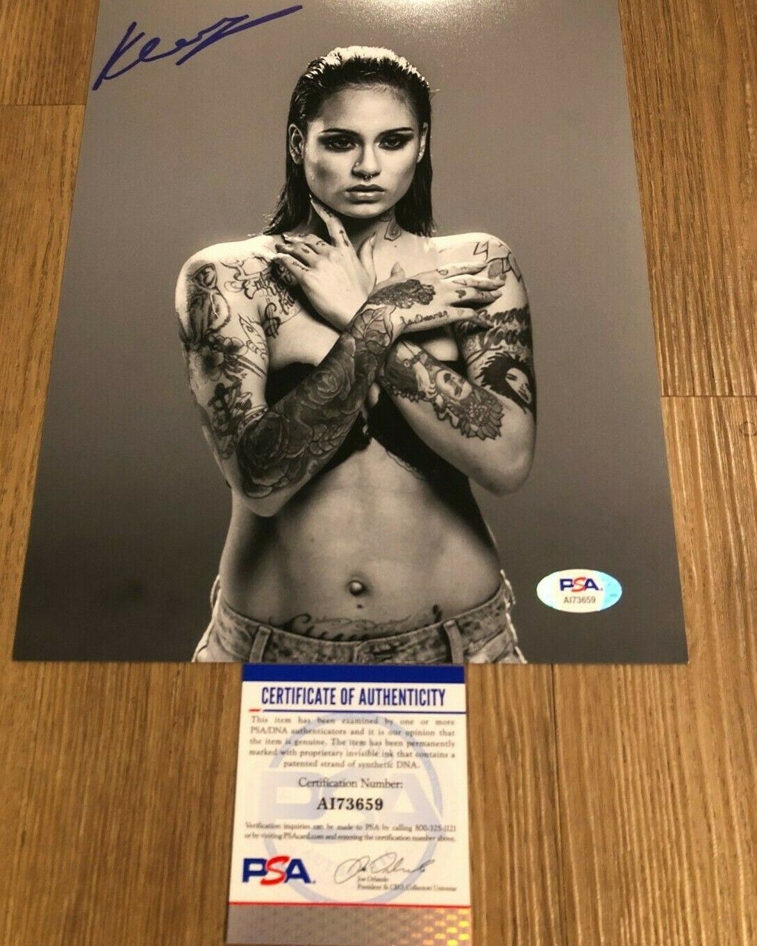 Kehlani Sexy Musician It Was Good Until It Wasn't Autographed 8x10 Photo Poster painting PSA E1