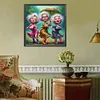 Funny Granny-Paint by Numbers Acrylic Painting 40*40CM