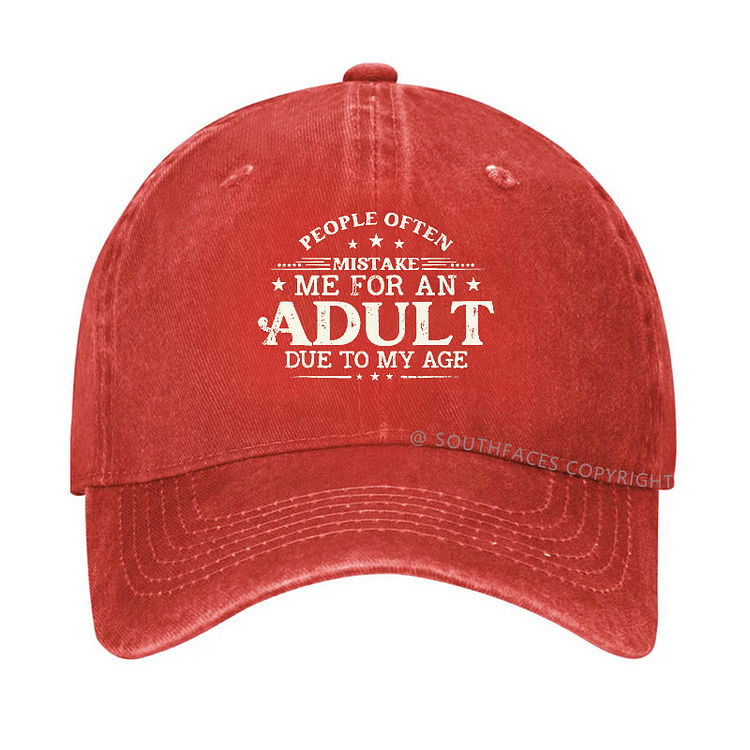 People Often Mistake Me For An Adult Due To My Age Hat