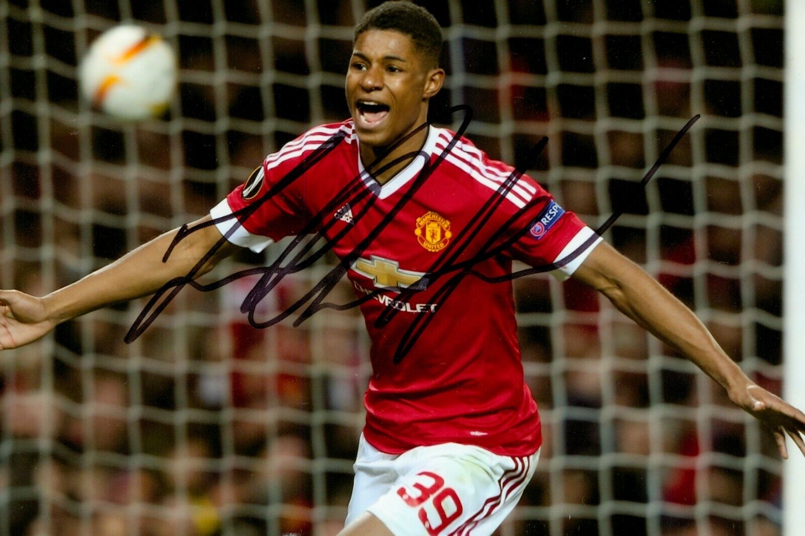 Marcus Rashford Signed 6x4 Photo Poster painting Manchester United Autograph Memorabilia + COA