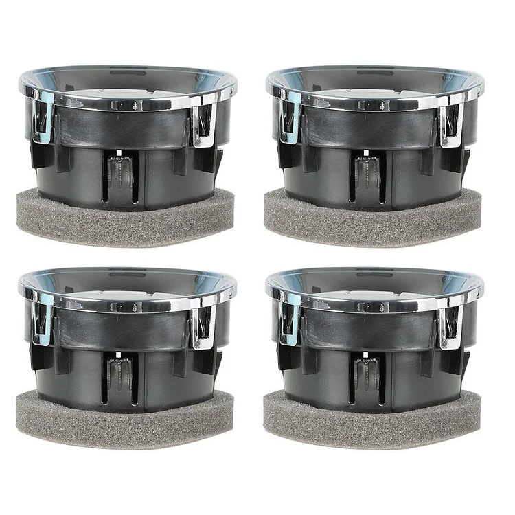 Silscvtt 4 PCS AC Heater Air Vent Front Interior Dashboard Louvre Replacement for 2009-2014 F-150 9L3Z19893CA