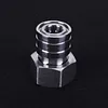 Garden Hose to Mini Power Washer Adapter Stainless Steel Leak-Proof Adapter 3/4 GHT to 1/4 Quick Connector for Car Wash & Outdoor Cleaning
