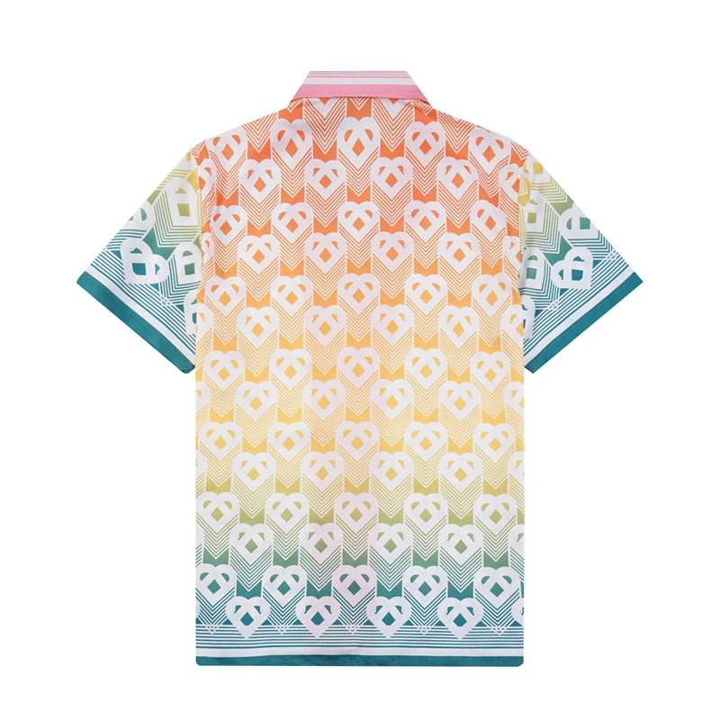 Casablanca 2023 new silk short-sleeved shirt