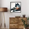 Framed Cat Scenery Silhouette-Paint by Numbers Acrylic Painting 40*40cm(HOT)