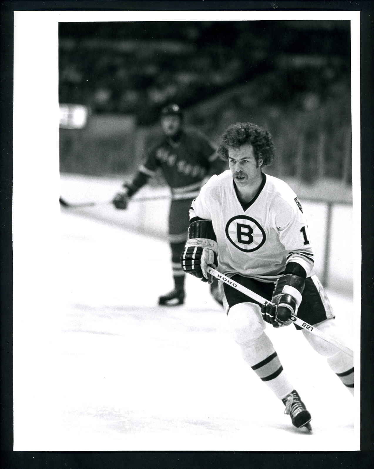 John Wensink circa 1970's Press Photo Poster painting Boston Bruins