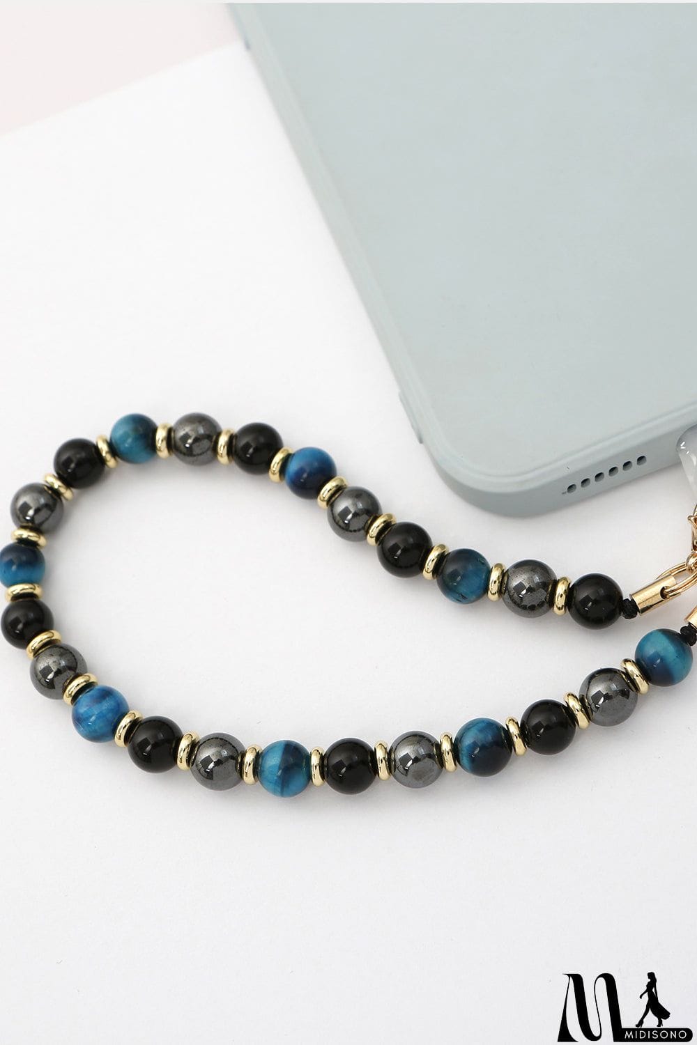 MidiSono - Natural Stone Beads Key Chain