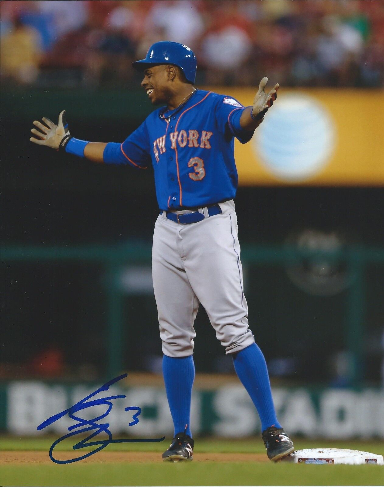 CURTIS GRANDERSON signed autographed NEW YORK METS 8x10 Photo Poster painting w/COA