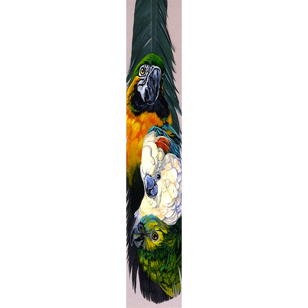 

25*115CM - Round Drill Diamond Painting - Parrot, 501 Original