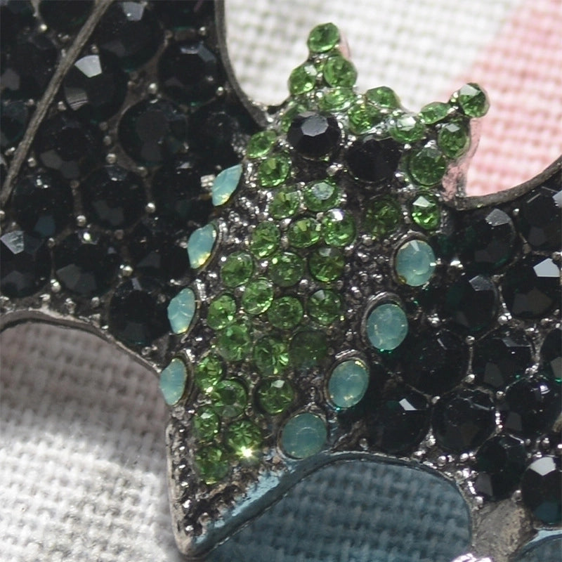 Retro Pin Bat Alloy Plating Inlay Rhinestones Unisex Brooches