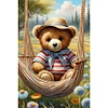 (40*60cm)Bear - Full Round Drill Diamond Painting