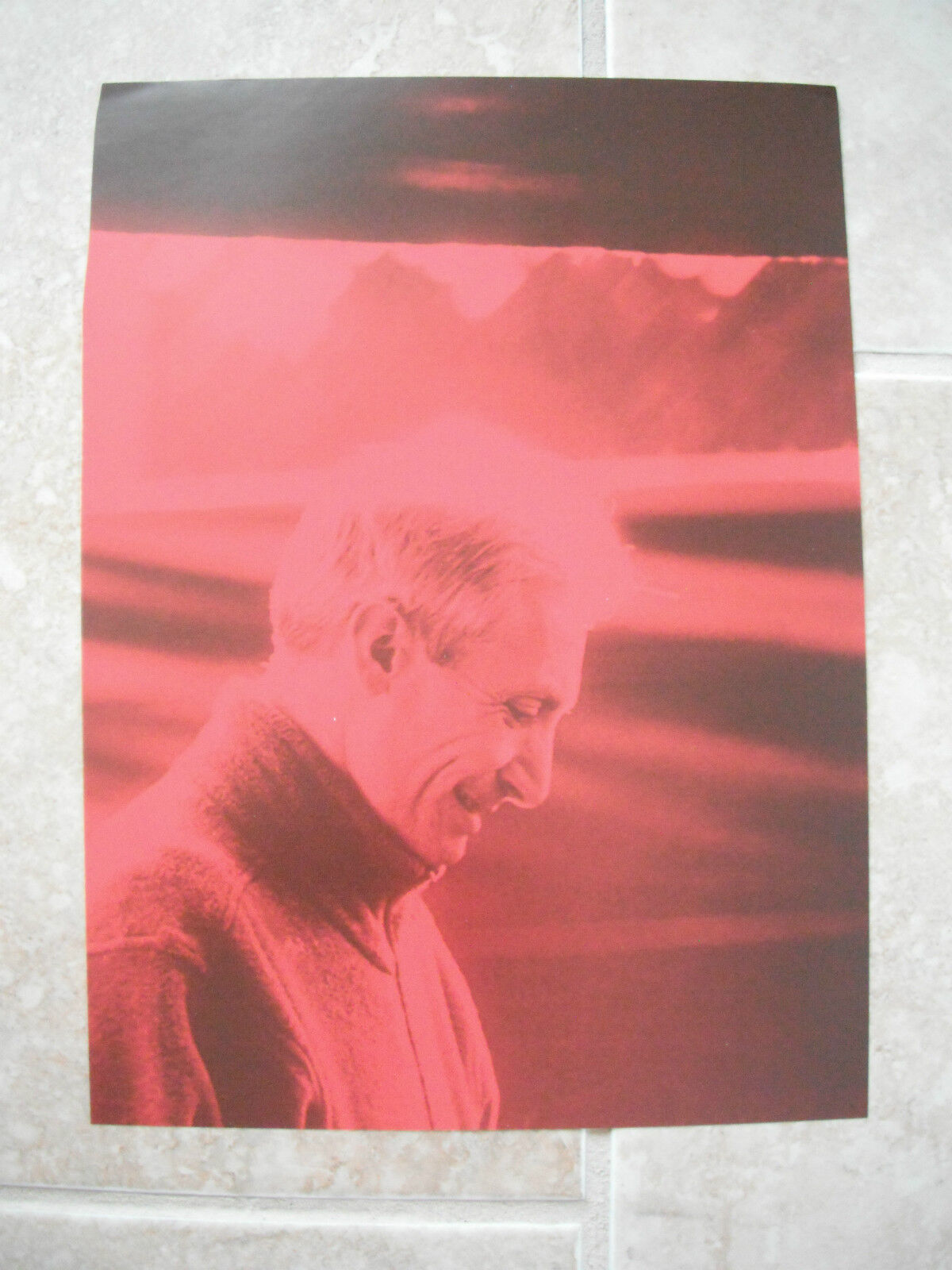 Rolling Stones Charlie Watts Vtg Candid Coffee Table Book Photo Poster painting #2