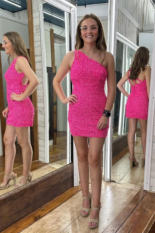 11+ Hot Pink Hoco Dress