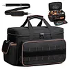 17 Inch Large Tool Bag Organizer with 20 Pockets Waterproof Heavy Duty Tool Bags