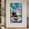 Diamond Painting-DIY Full Round Drill Bear(40*70CM)