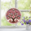 Diamond Painting Acrylic Single-Side Heart Tree of Life Hanging Pendant Home Decor