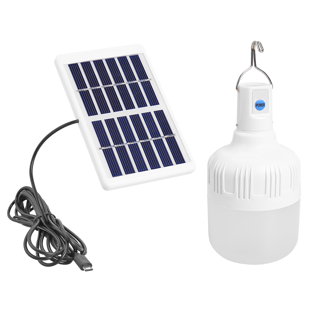 

80W LED Solar Light 3 Modes Emergency Lamp Bulb for Outdoor Camping Tent, 501 Original