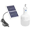 USB Rechargeable Solar Bulb Hanging Lamp 13 W 3 Mode Solar Light Camping Lights