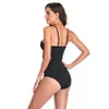 Gioiacombo&trade; Costume intero a punto smock in tinta unita