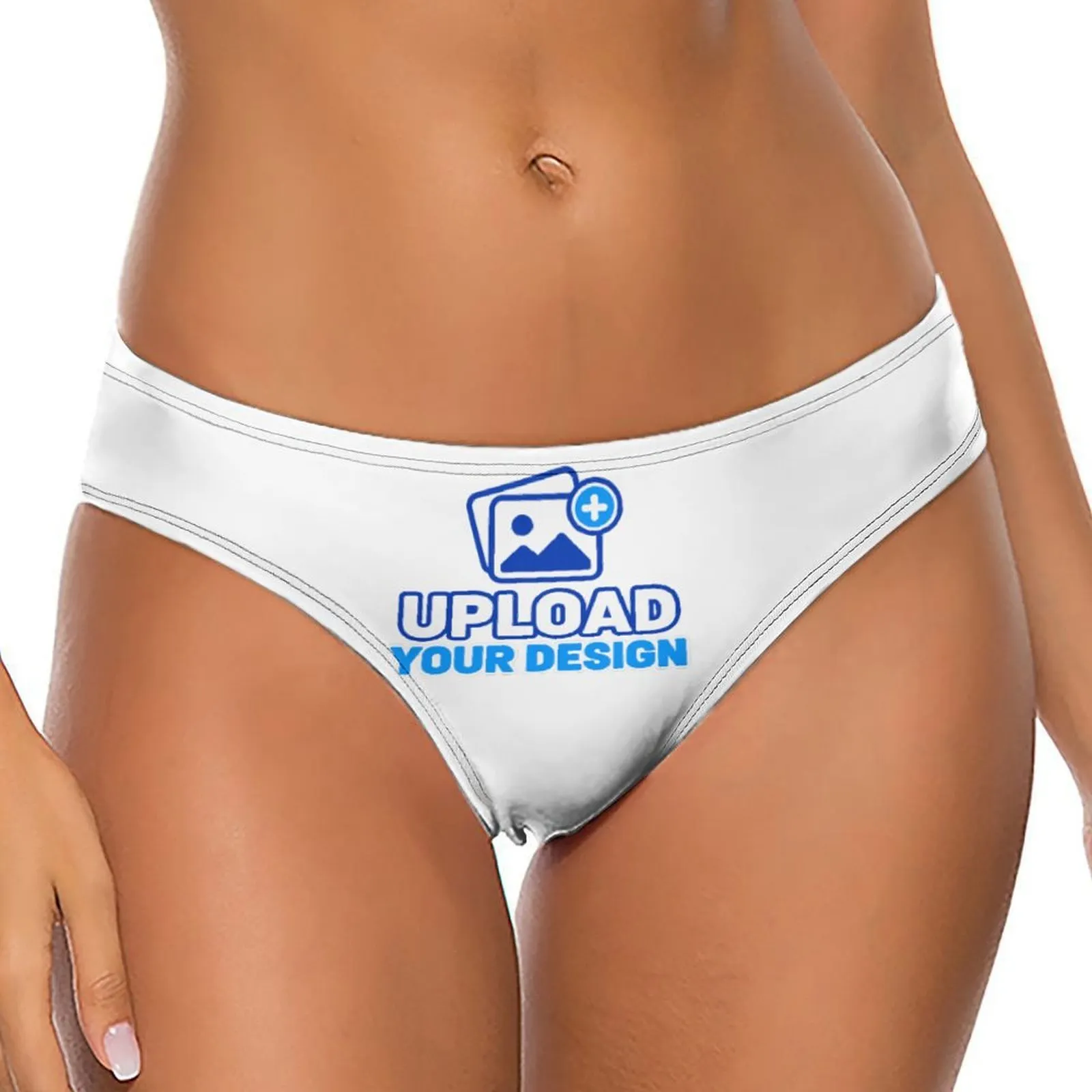 100% Cotton All-Over Print Thong &ndash; personalized print product image 8
