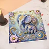 (Pre-Framed)Elephant-Special Shape Diamond Painting Kit(25x25cm)
