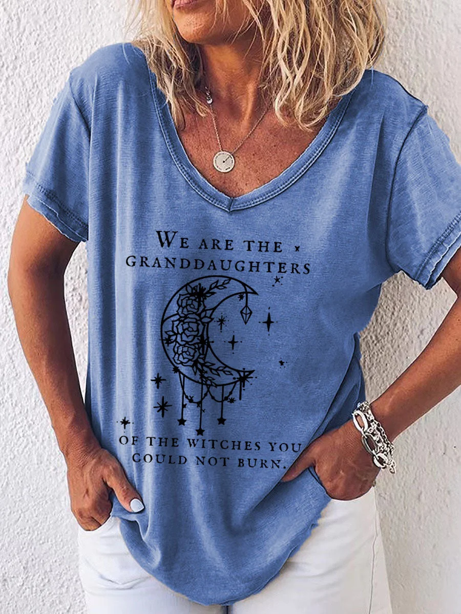 We Are the Granddaughters of the Witches You Could Not Burn Salem Witch T-Shirt