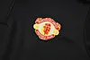 Joyfball 2025/2026 Manchester United Half-Pull Training Suit Black Retro version Football Shirt 1:1 Thai Quality