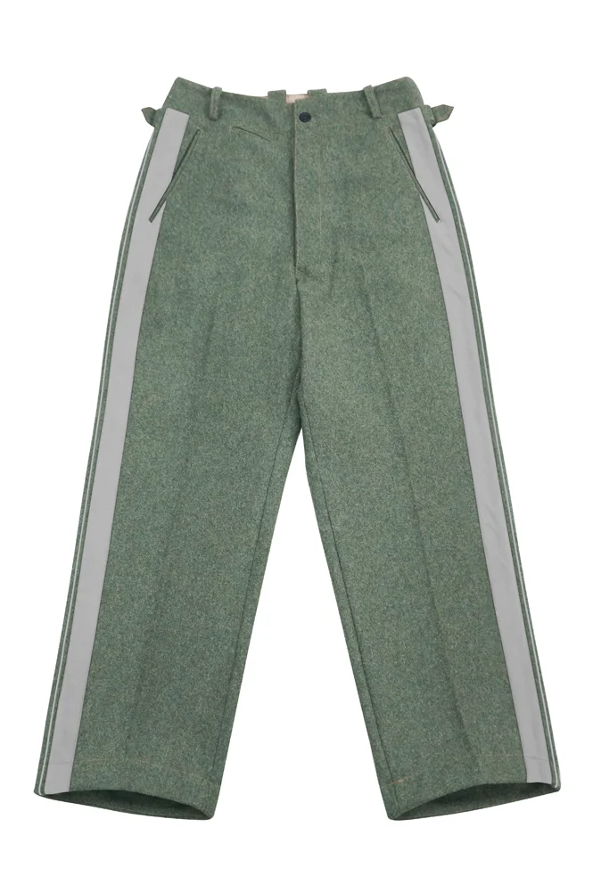   Elite German General Fieldgrey Wool Straight Trousers German-Uniform