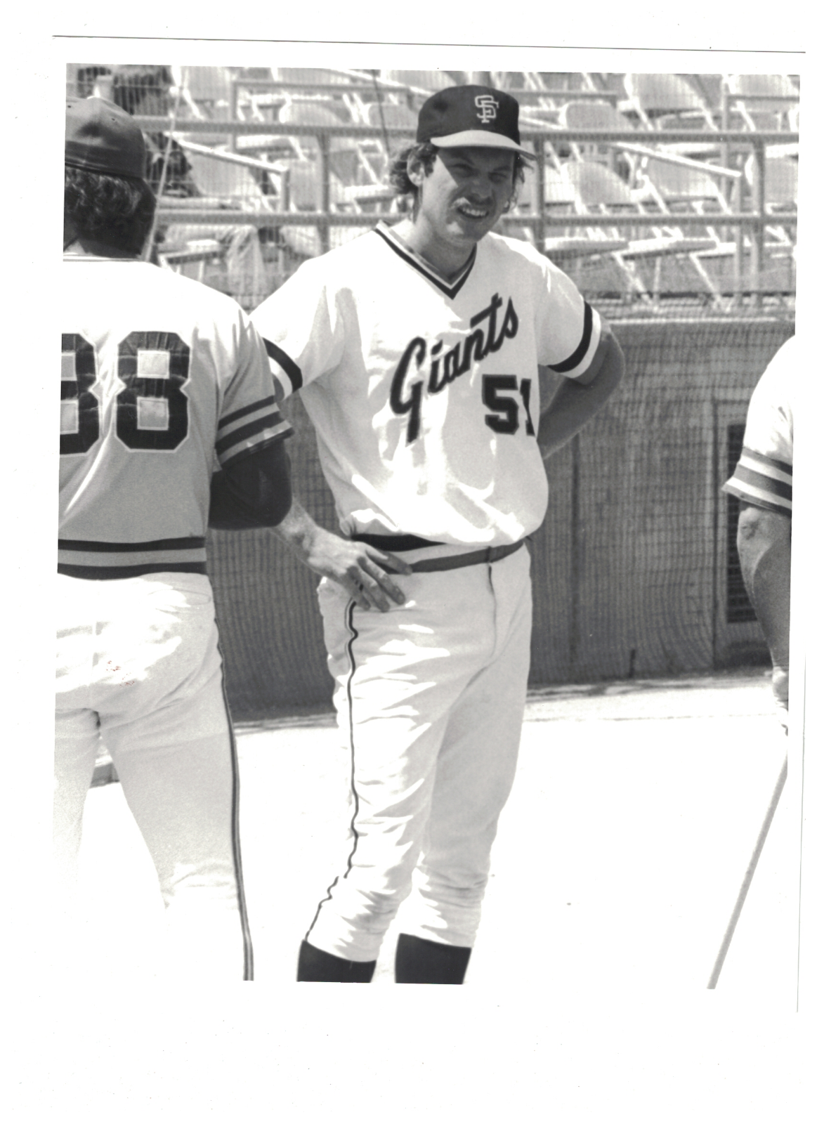 Tommy Toms San Francisco Giants 8x10 Vintage Baseball Photo Poster painting RH2