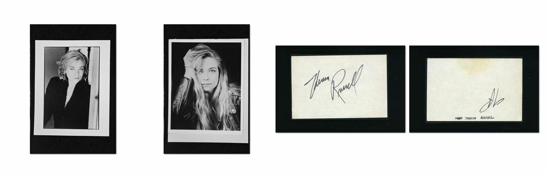 Theresa Russell - Signed Autograph and Headshot Photo Poster painting set - WILD THINGS