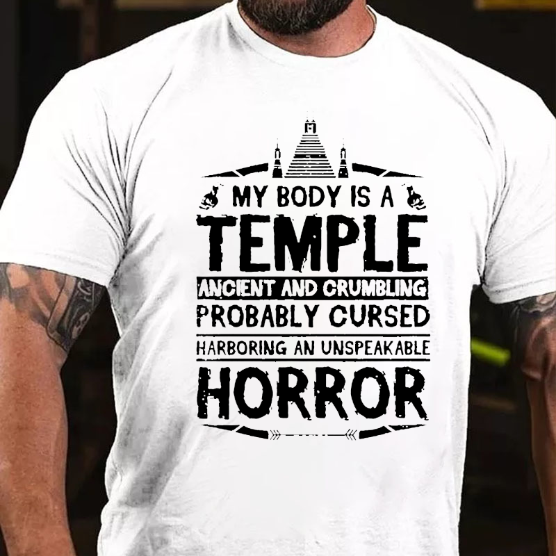 My Body Is A Temple Ancient And Crumbling T-shirt ctolen