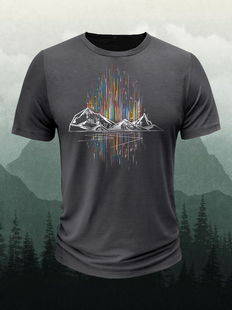 Men's Line Distance Short-Sleeved Shirt in  mildstyles