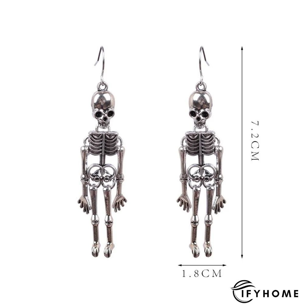 Dark Wind Necklace Human Skeleton Skeleton Ghost Hands Holding Pendant Couple Necklace | IFYHOME