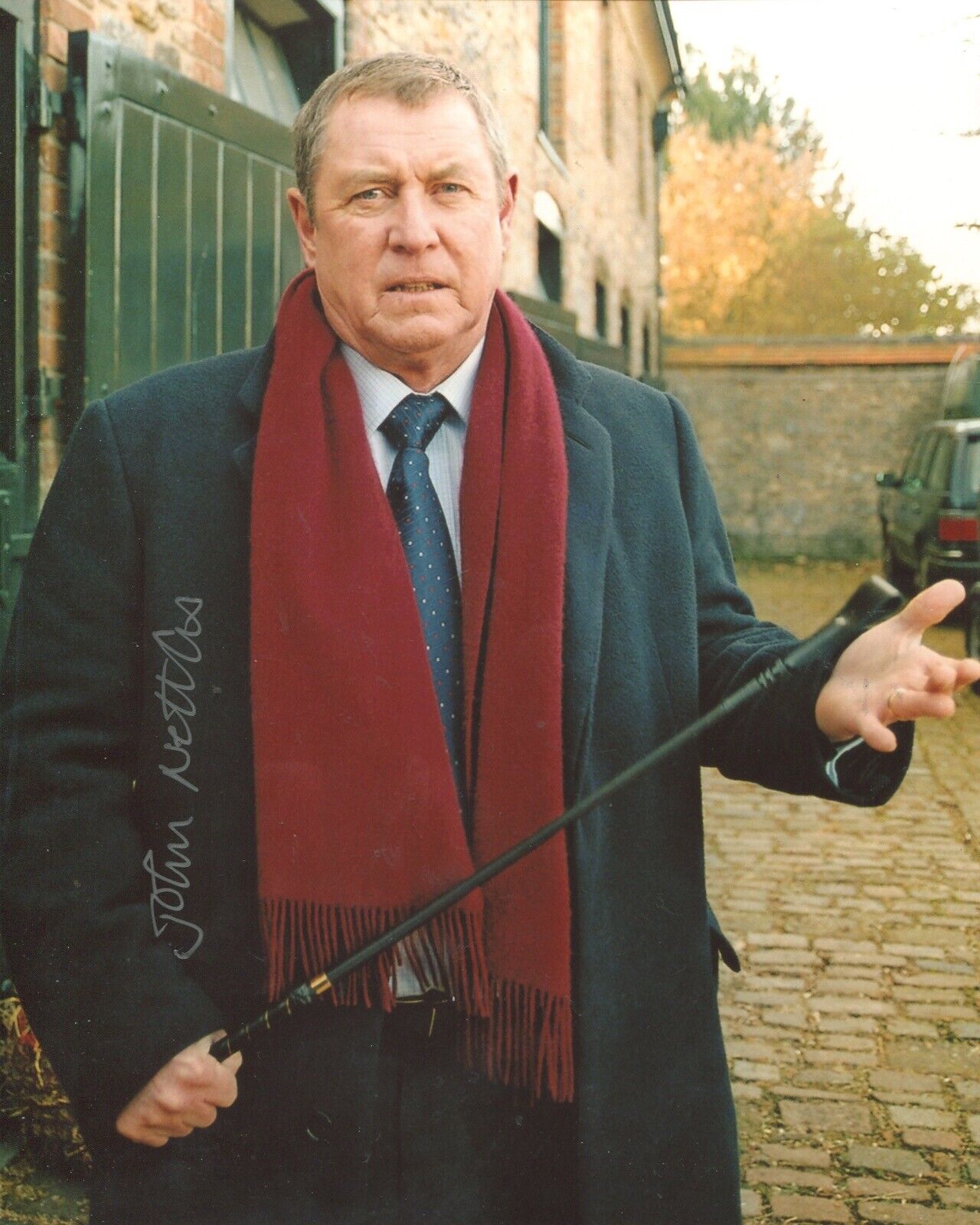 Midsomer Murders 8x10 TV detective Photo Poster painting signed by actor John Nettles IMAGE No7