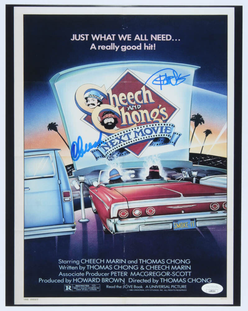 Cheech Marin & Tommy Chong Signed Cheech & Chong's Next Movie