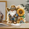 >SALE<Single-Side Special Shape Desktop Diamond Art Kit for Home Decor(Cowboy Gnome 1)