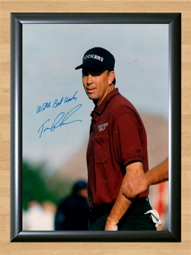 Tom Lehma Golf Signed Autographed Poster Photo Poster painting Memorabilia 2 A3 11.7x16.5