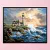 Seaside Lighthouse - 11CT Stamped Cross Stitch Kit(50*40cm)