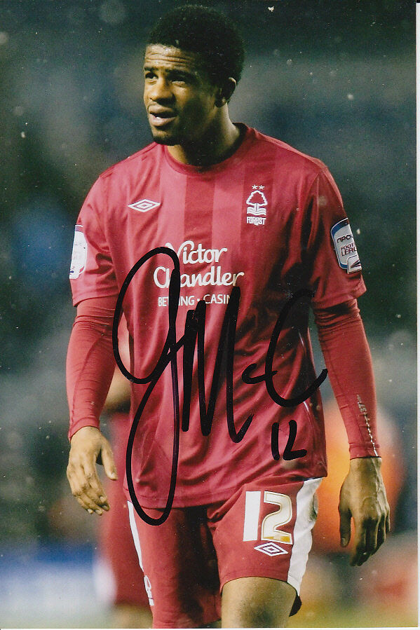 NOTTINGHAM FOREST HAND SIGNED GARATH MCCLEARY 6X4 Photo Poster painting 1.