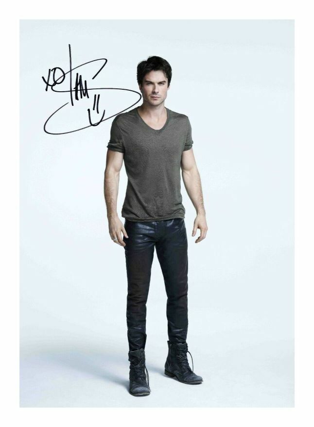 IAN SOMERHALDER AUTOGRAPH SIGNED PP Photo Poster painting POSTER